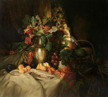 Breakfast with crayfish