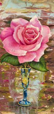 Rose in a glass. Roenko Tatyana