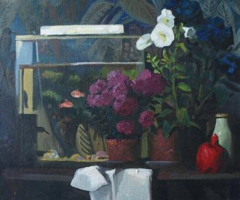 Still Life with Aquarium Fish (Colorful Fish). Slezina Oksana