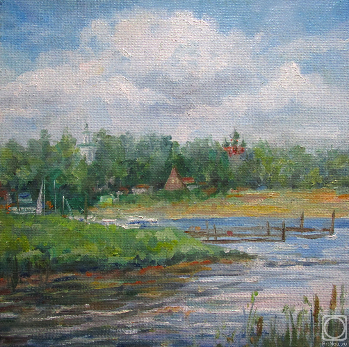 Serova Aleksandra. Yaroslavl river