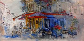 Parisian cafe. Ostraya Elena