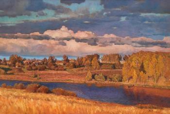 Flaming October (Landscape With Car). Ryzhenko Vladimir