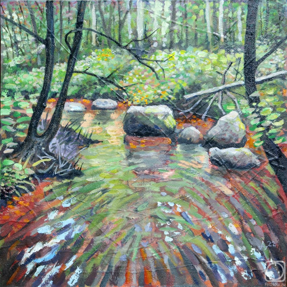 Akimov Dmitry. Toshiki. A stream in the forest