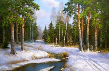 In the spring forest. Solovyev Sergey