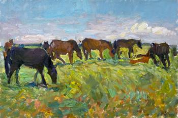Mezen horses. Zhukova Juliya