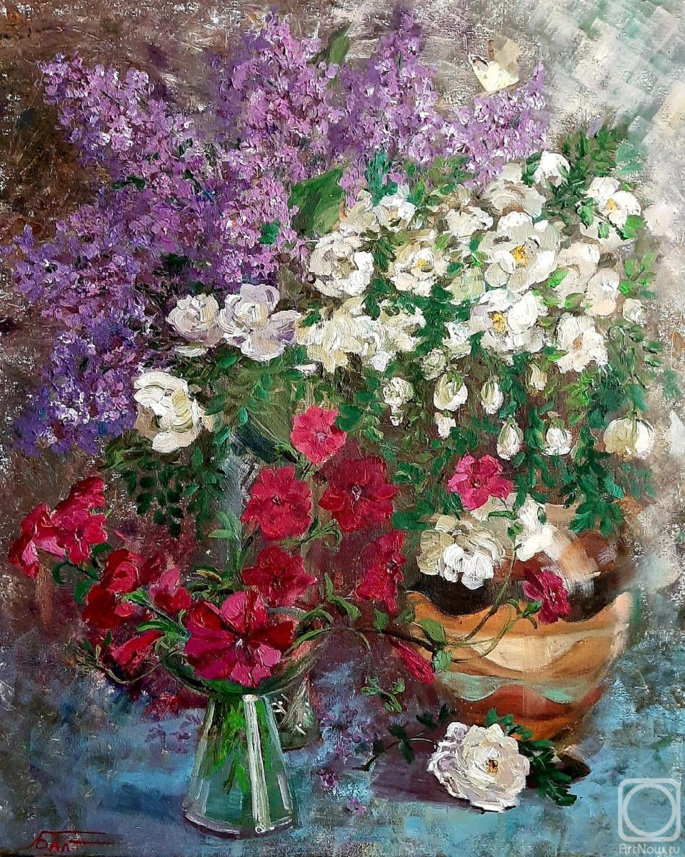 Baltrushevich Elena. Still life with summer flowers