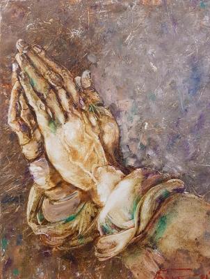 Hands of the worshipper (A Monk). Baltrushevich Elena
