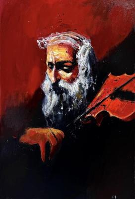 Old Violinist. Chatinyan Mger