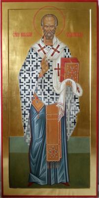 Icon of Saint Nicholas the Wonderworker. Zhuravleva Tatyana