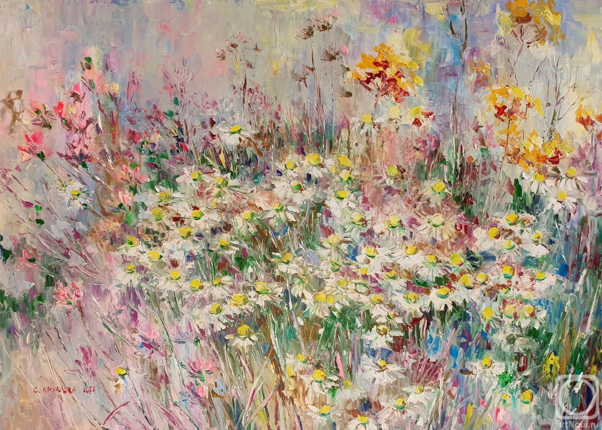 Kruglova Svetlana. Field daisies