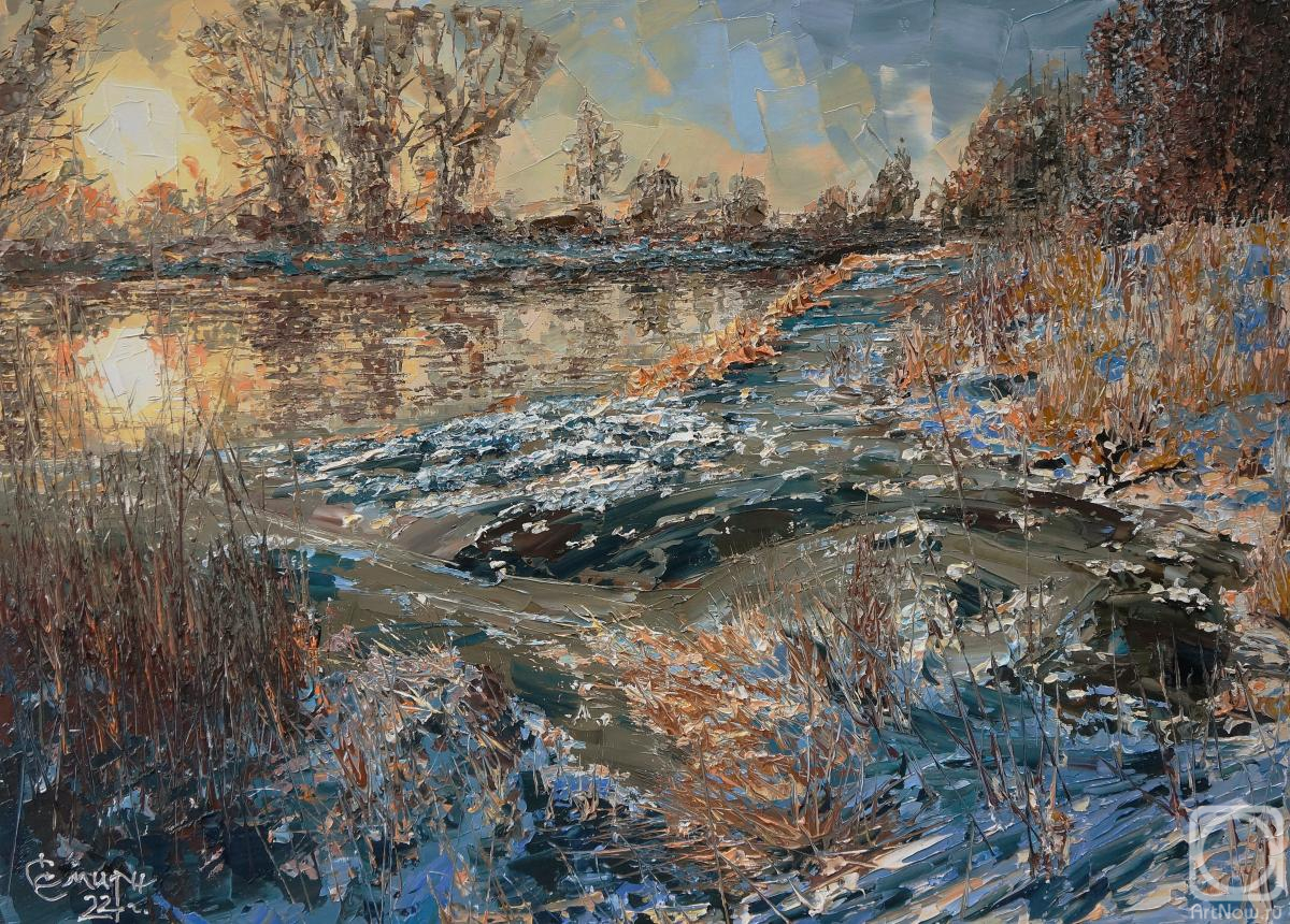 Smirnov Sergey. Freezing river