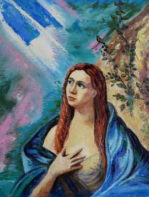 Penitent Mary Magdalene (Genre Oil Painting To Buy). Lazareva Olga