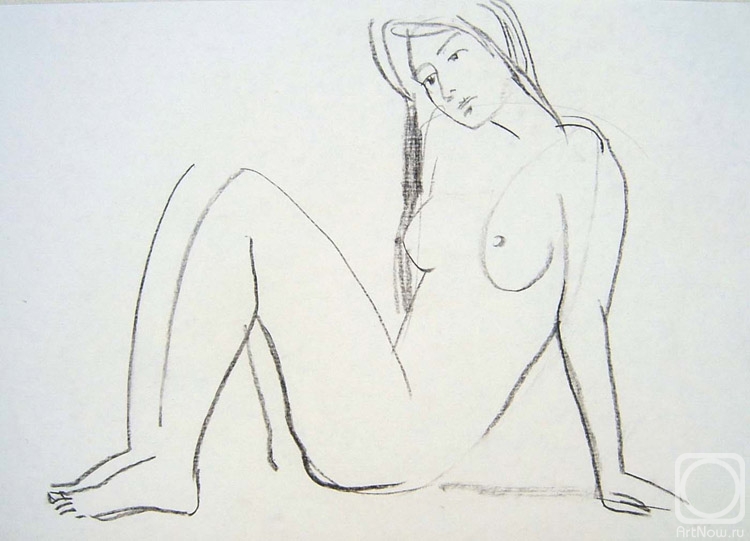 Sharipov Hamza. Sketch nude