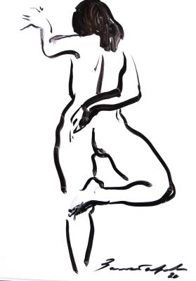 "Balance. Nude" (Standing Figure). Remizova Svetlana