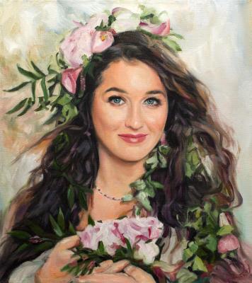 Portrait of the writer Olga Valyaeva