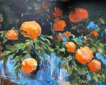 Tangerine paradise (A Water Color). Tikhomirova Marina