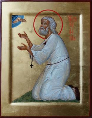 Saint Seraphim of Sarov (Handwritten Icon). Saradzhyan Kristina