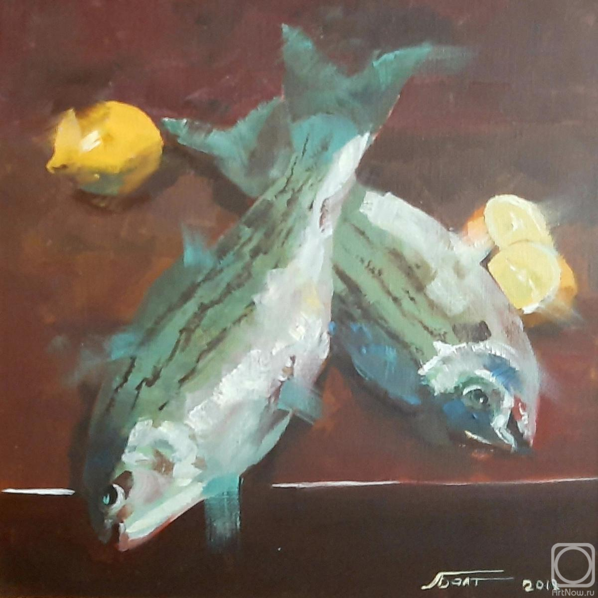Baltrushevich Elena. Fish with lemons