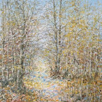 Amber color autumn (Yellow Forest Scenery). Smirnov Sergey