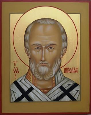 Icon of Saint Nicholas the Wonderworker. Zhuravleva Tatyana