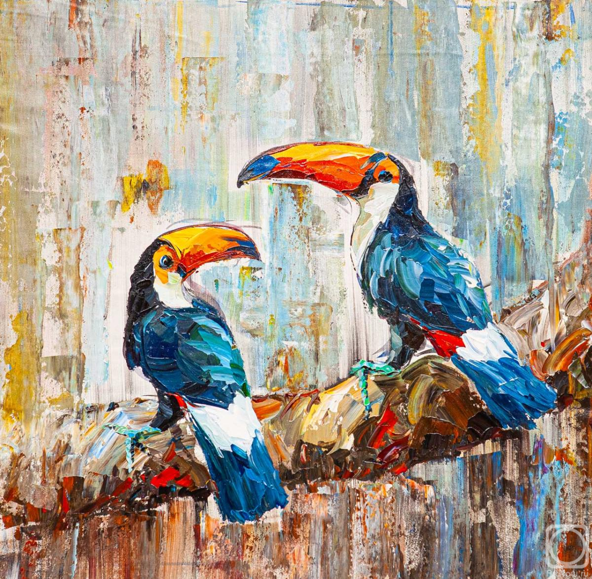 Rodries Jose. Two toucans on a branch