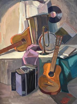 Musical still life. Tsukanova Anna
