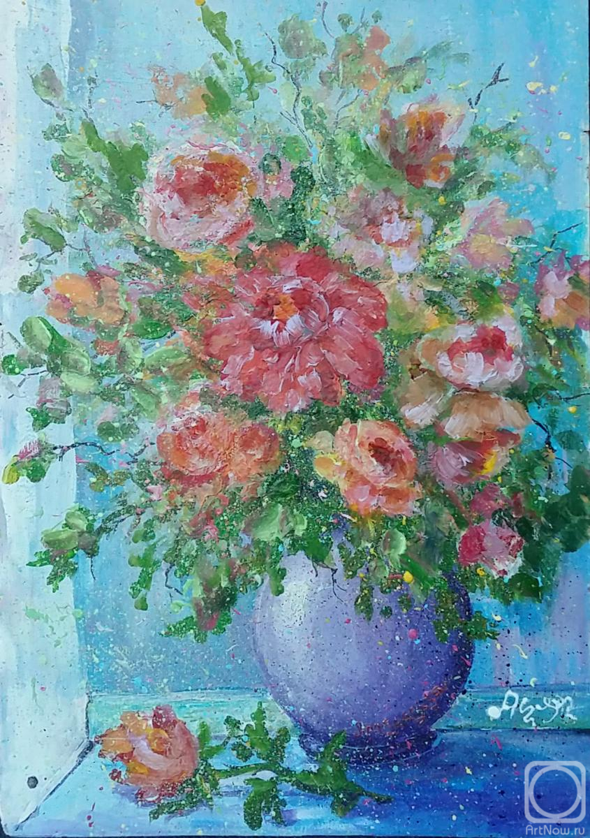 Bystrova Anastasia. Pink bouquet