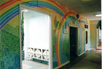Rainbow Mural (Mural Painting). Horoshih Yuliya