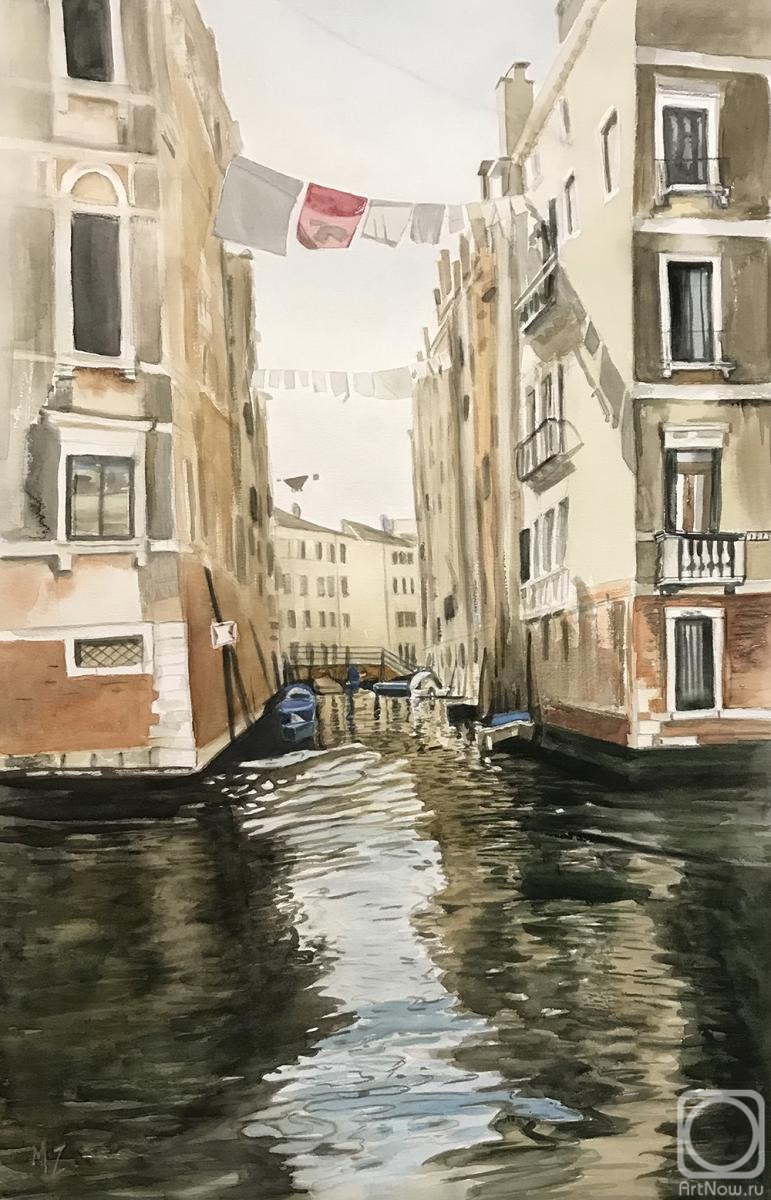 Zozoulia Maria. Drying clothes in Venice