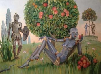 Eva the robot Adam is not in time (The Apple Of Eve). Ivanov Andrey