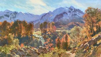 Greatness autumn. Rosa khutor (Rosa Peak). Zhuravlyov Oleg