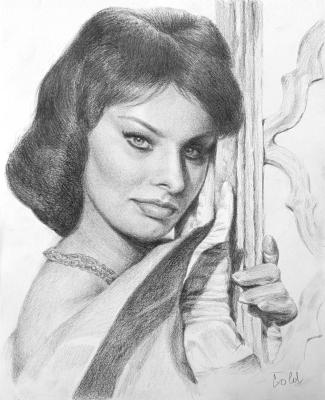 Sophia Loren (Sophie Loren). Goldstein Tatyana