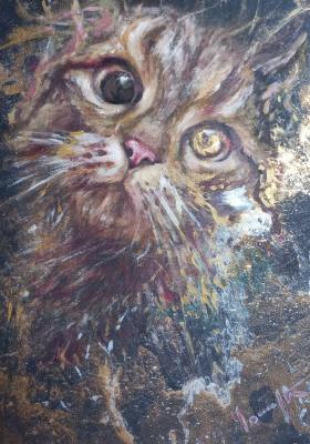 Space cat (Cats In Painting). Chaychuk Oksana