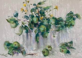 Apples (Pastel Fruit Painting). Golovach Svetlana