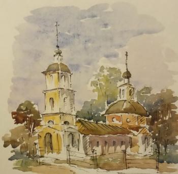 The Church of the Holy Life-Giving Trinity. Khvalovo. Yurov Sergey