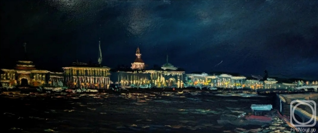 Kovalev Denis. Neva in the night