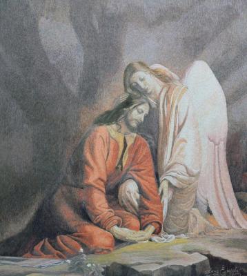 Christ in Gethsemane. Egorova Anna