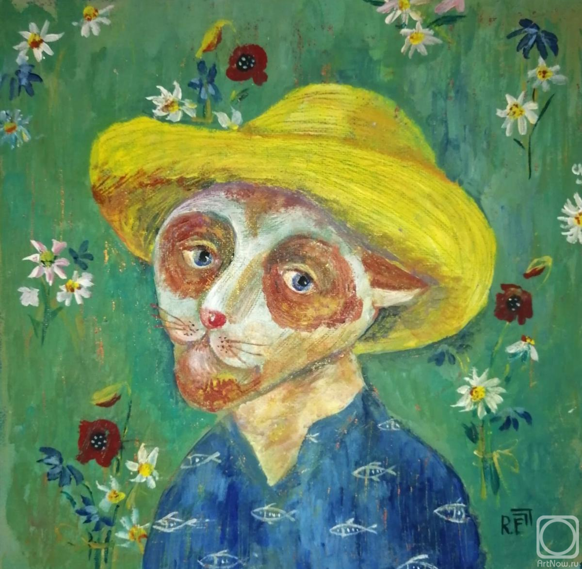 Razina Elena. Dream of Van Gogh's cat