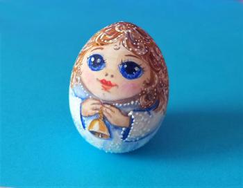 Snow Angel (Wooden Egg). Kondyurina Natalia