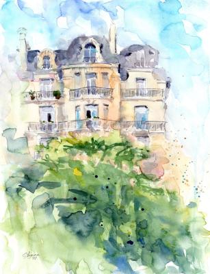Parisian impressions: graceful balconies (Travel Impressions). Poygina Elena