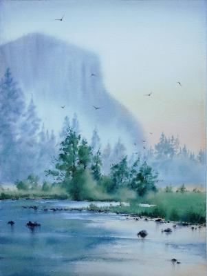 Misty morning (Misty Landscape). Kovalenko Olga