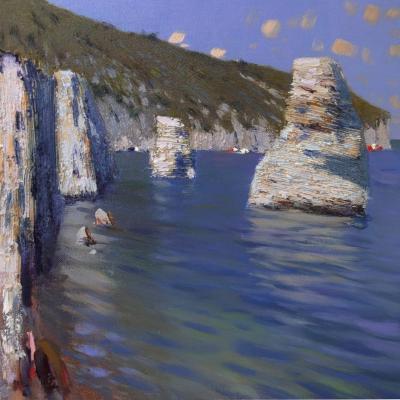 Illuminated by the sun. Skorobogatov Ivan