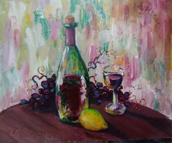Wine still life