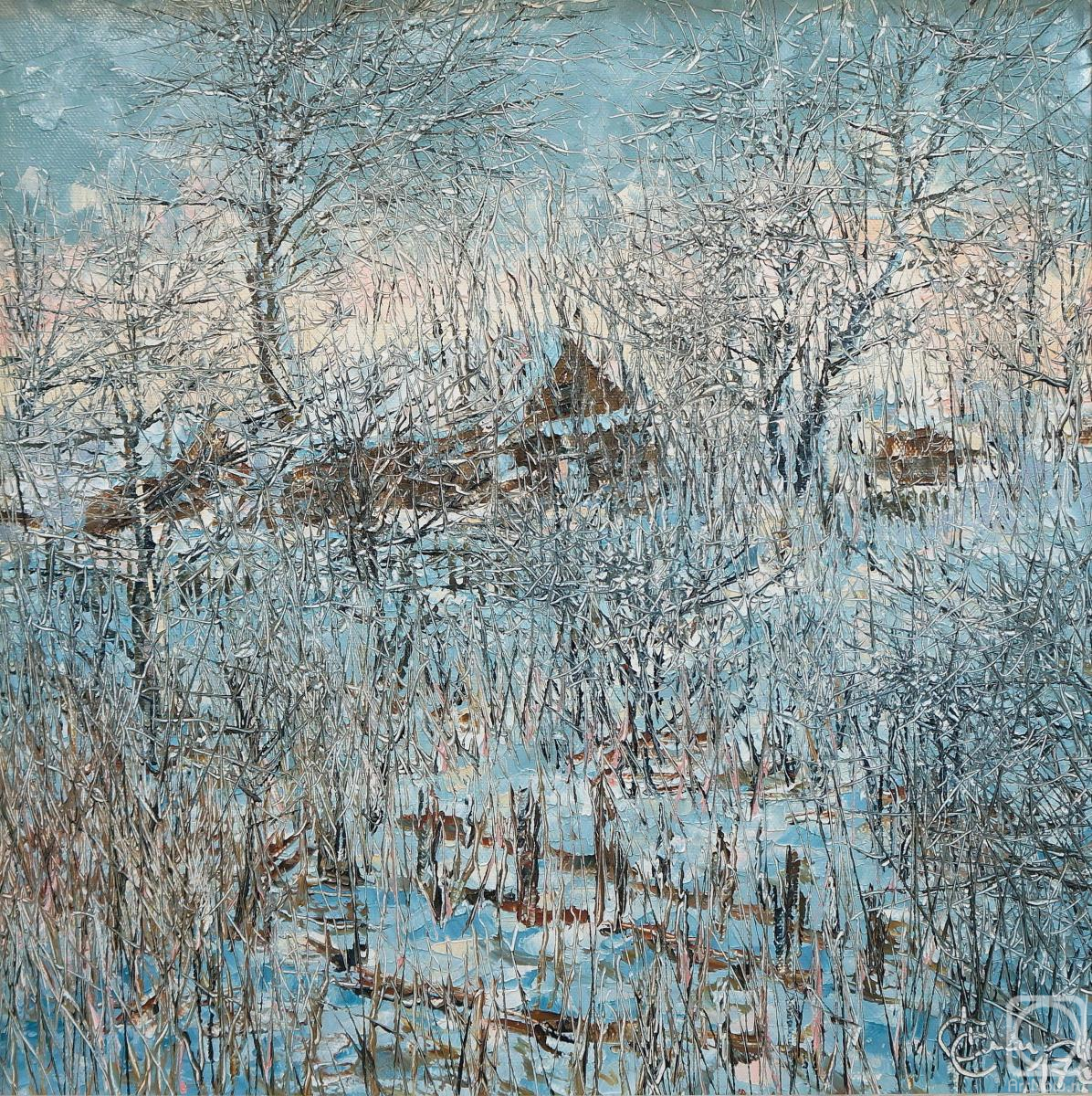 Smirnov Sergey. Village in the snow