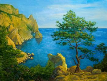 Crimea view of the sea. Gubin Rodion