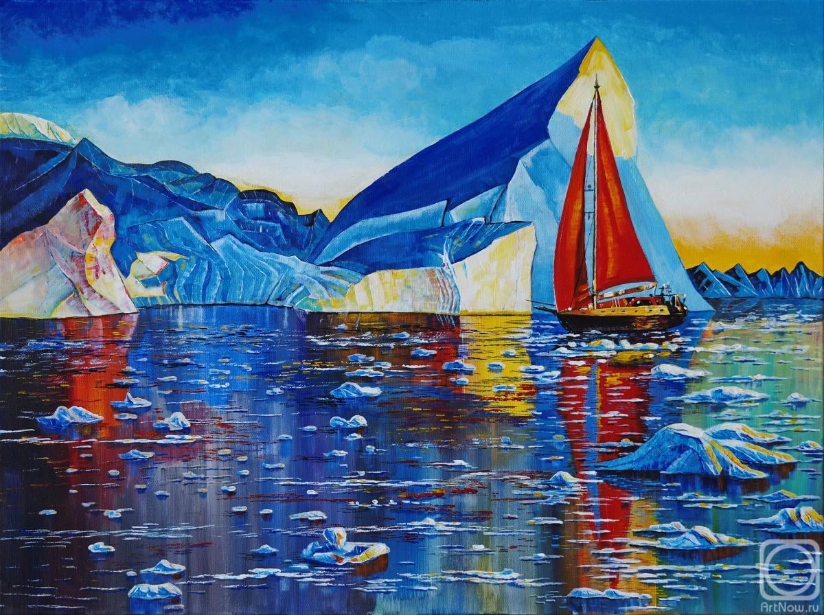 Korchinov Anatoliy. Red sail in the ice