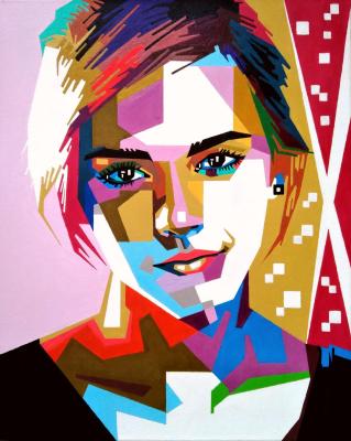 Emma Watson (Pop-Art). Rabkov Anatoliy