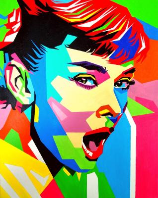 Audrey Hepburn (Pop-Art). Rabkov Anatoliy