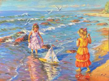 Cycle "On the seashore" (Children On The Shore). Mescheriakov Pavel