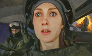 Despite the fear (Battle Painting). Kovalev Yurii